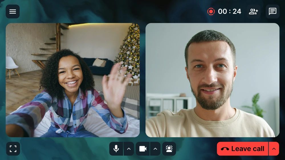 Nextcloud Talk meeting in progress